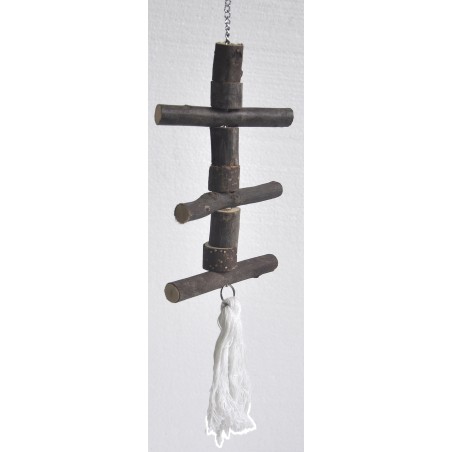 Nayeco Natural Climb Estructura de Madera para Aves con Cuerda 40 cm Nayeco Natural Climb Estructura de Madera para Aves con Cuerda 40 cm