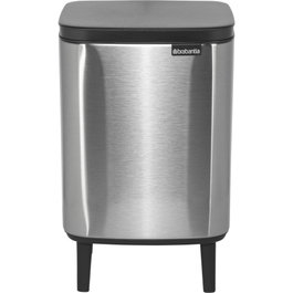 Brabantia BO Trash Bin HI 7 l Acero Mate Resistente a Huellas