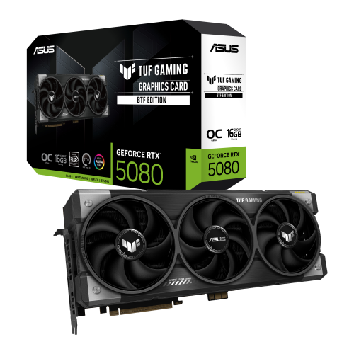 ASUS TUF RTX 5080 OC 16GB GDDR7 BTF Gaming