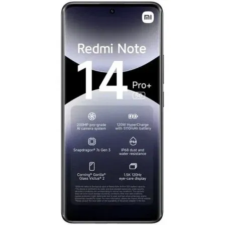 Xiaomi Redmi Note 14 Pro+ 256GB 8GB RAM 6.67" 5G Negro