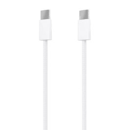 Aisens Cable USB-C 2.0 Tipo C Macho a Macho Blanco 1M, 60W 3A Carga Rápida, Compatible Thunderbolt 3/4, 480 Mbps Datos, RoHS