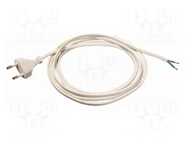 AS SCHWABE Cable de alimentación H03VVH2-F 2x0,75mm2 3m