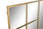 DKD Home Decor Espejo Estilo Ventana Dorado 90x120 cm