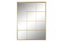 DKD Home Decor Espejo Estilo Ventana Dorado 90x120 cm