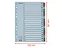 Esselte Separador Alfabetico A-Z Cartulina Mylar Multitaladro DIN A4
