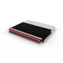 PATCHBOX patchbox.one 8RU/STP con 24 cables Cat6a de 0,8 m, Rojo