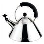 Alessi 9093 B Hervidor de agua con silbato de pájaro en acero inoxidable