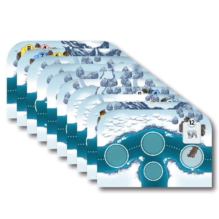 Chilifox Riverside Juego de Mesa Roll & Write Pegi 10 Español 1-6 Jugadores 30 Minutos