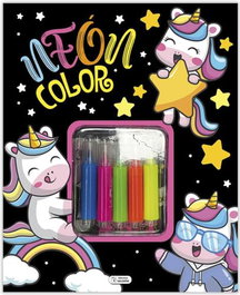 SALDAÑA SET NEÓN COLOR - UNICORNIOS