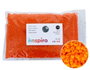 Innspiro Rocalla de vidrio redonda opaco naranja 2,3mm 500g