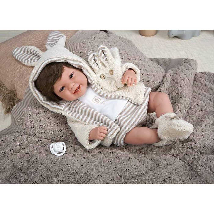 Muñecas Arias Muñeca Elegance Zoe Beige con Bufanda y Pelo