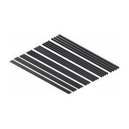 DeLOCK Juego de tubos termorretráctiles 200 mm, 28 piezas, Negro
