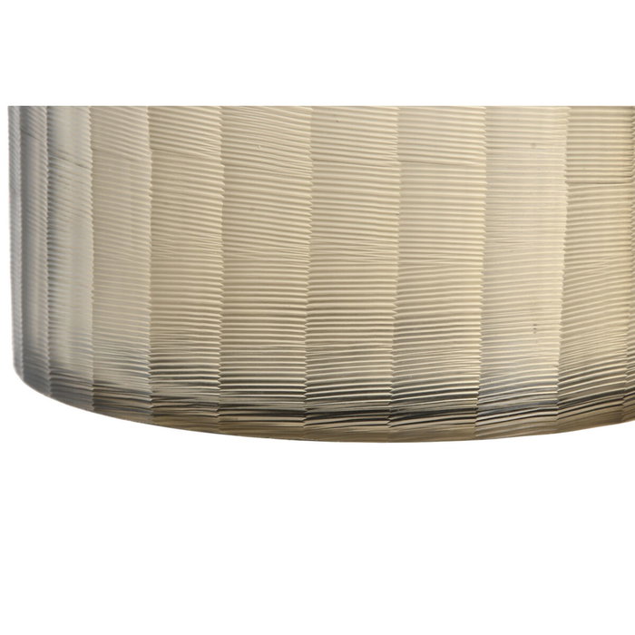 DKD Home Decor Jarrón de Cristal Glaseado 18x18x12 cm