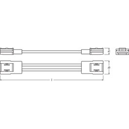 Ledvance Conectores para tiras LED PFM/VAL -CSW/P2/50 (Paquete de 2)