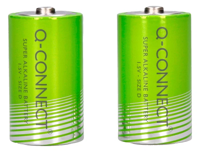 Q-connect Pilas alcalinas de larga duración, blíster de 2 unidades