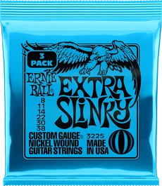 Ernie Ball Cuerdas Eléctrica Extra Slinky 8-38 Tripack (3)