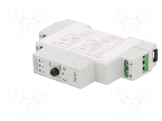 MART TS-41-2 Interruptor de crepúsculo para raíl DIN 230VAC 16A MART TS-41-2 Interruptor de crepúsculo para raíl DIN 230VAC 16A