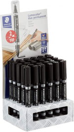 STAEDTLER Rotulador Lumocolor Duo 348 Negro Doble Punta