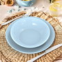 Plato Llano Opal Apy Paradise Azul Luminarc 25 cm