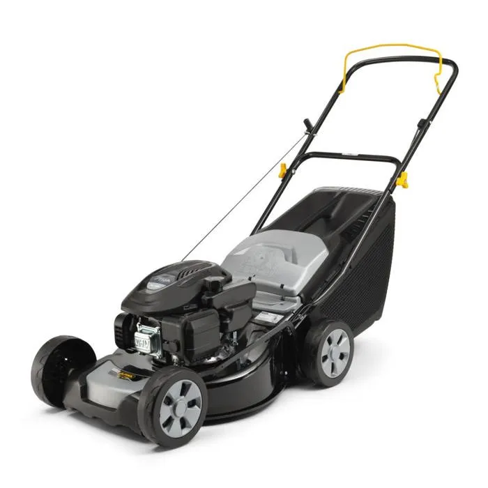 Alpina Cortacésped de Gasolina AL4 46 A, Motor 123 cc, Ancho de Corte 46 cm, con Caja de Recogida de 60 Litros
