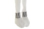 DKD Home Decor Figura de Ratón Blanco y Gris en Poliéster
