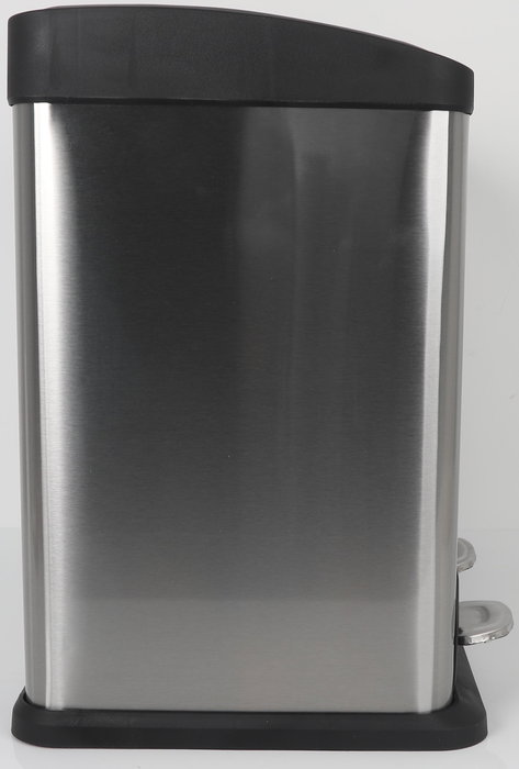 Confortime Cubo Reciclaje con Pedal 3x15 Litros 60 x 36 x 47.5 cm