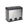 Confortime Cubo de Reciclaje con Pedal 3x15 Litros