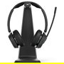 EPOS Impact 1061T Auriculares Bluetooth Inalámbricos para Oficina y Centro de Llamadas, Doble Diadema Ajustable, Negro