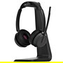 EPOS Impact 1061T Auriculares Bluetooth Inalámbricos para Oficina y Centro de Llamadas, Doble Diadema Ajustable, Negro
