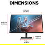 HP OMEN Monitor Gaming 27" (27 pulgadas) - Pantalla IPS FHD 1920x1080, 165 Hz, 1 ms, AMD FreeSync Premium, HDR 400, Soporte VESA, Negro