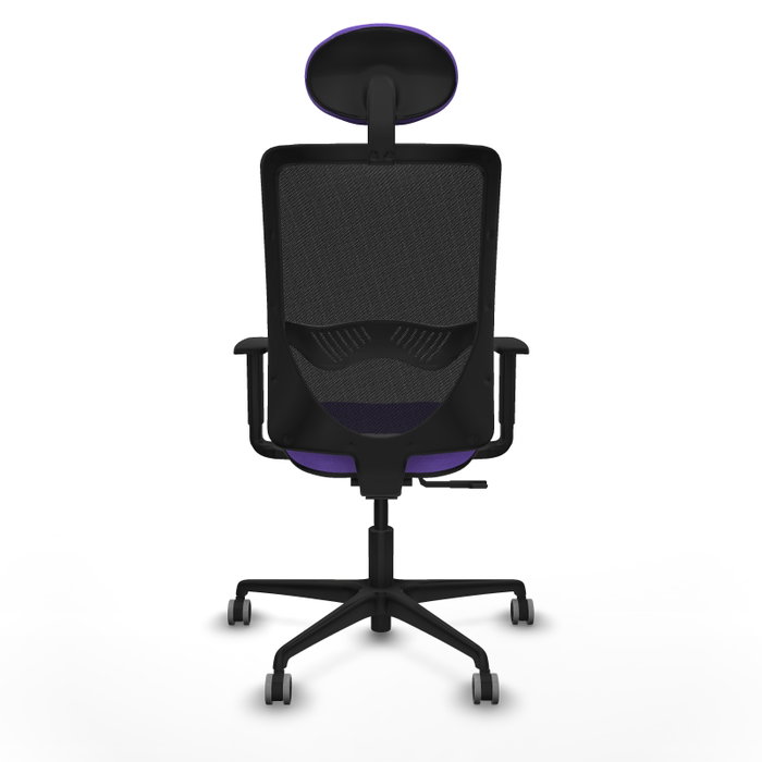 PIQUERAS Y CRESPO Silla de oficina Zulema con mecanismo Sincro, Lila y Negro PIQUERAS Y CRESPO Silla de oficina Zulema con mecanismo Sincro, Lila y Negro