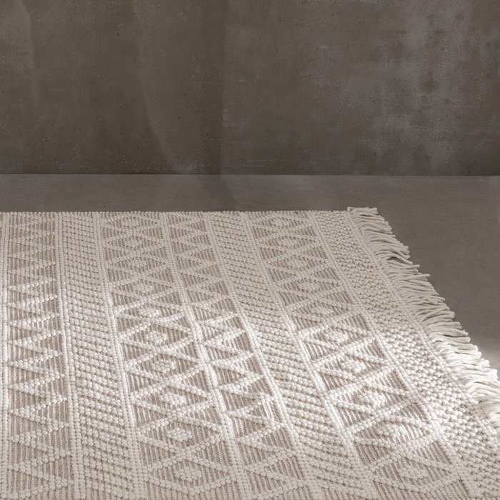 Ixia Alfombra Decorativa Crema 160 x 230 cm