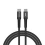 Verbatim Cable Magnético Sync & Charge USB-C a USB-C de 1,2 m, 60 W, Negro