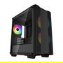 DeepCool CC360 ARGB Caja PC Mini Tower Negra con Iluminación ARGB