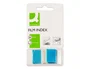 Q-connect Banderitas Separadoras Azul Dispensador 50 Unidades 45 x 25 mm