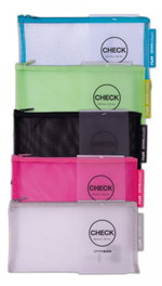 APLI PAPER Bolsas Zipper Check con Cremallera Colores Surtidos 23cm x 13cm