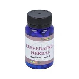 ALFA HERBAL Resveratrol 60 Cápsulas Veganas Antioxidante Apoyo Sistema Inmune Metabolismo