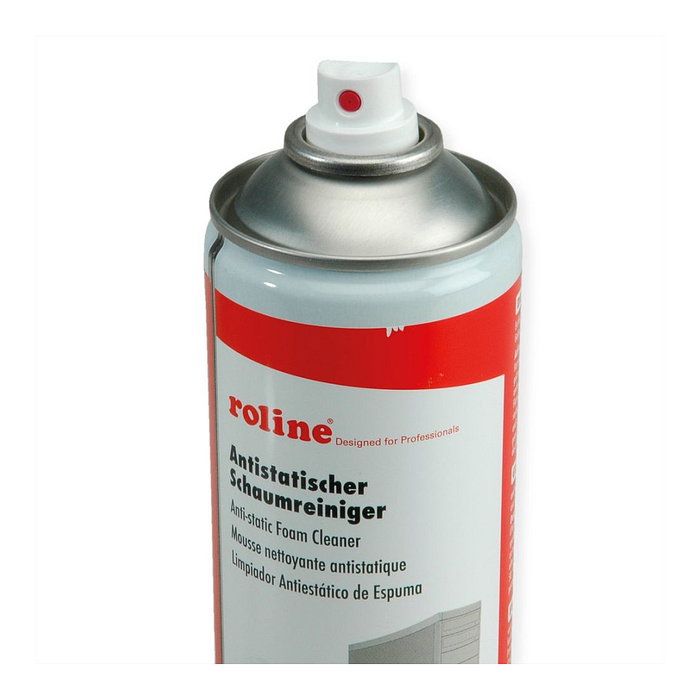 ROLINE 19044130 Limpiador en espuma antiestática de 400 ml