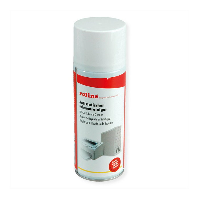 ROLINE 19044130 Limpiador en espuma antiestática de 400 ml