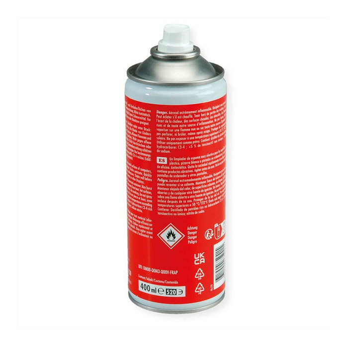 ROLINE 19044130 Limpiador en espuma antiestática de 400 ml