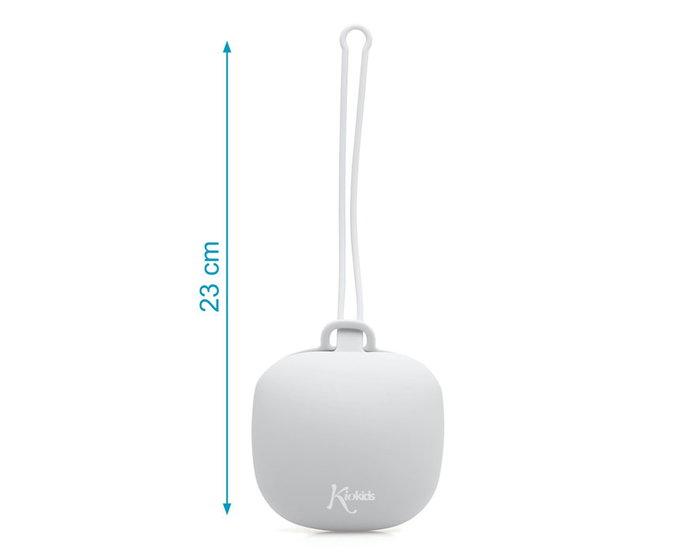 KioKids Guardachupetes En Silicona Gris Para Niños +0 Meses