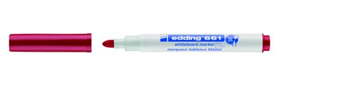 Edding Marcador para Pizarra Blanca 661 Rojo (Set de 10)