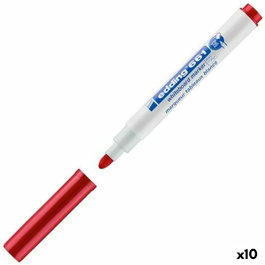Edding Marcador para Pizarra Blanca 661 Rojo (Set de 10)