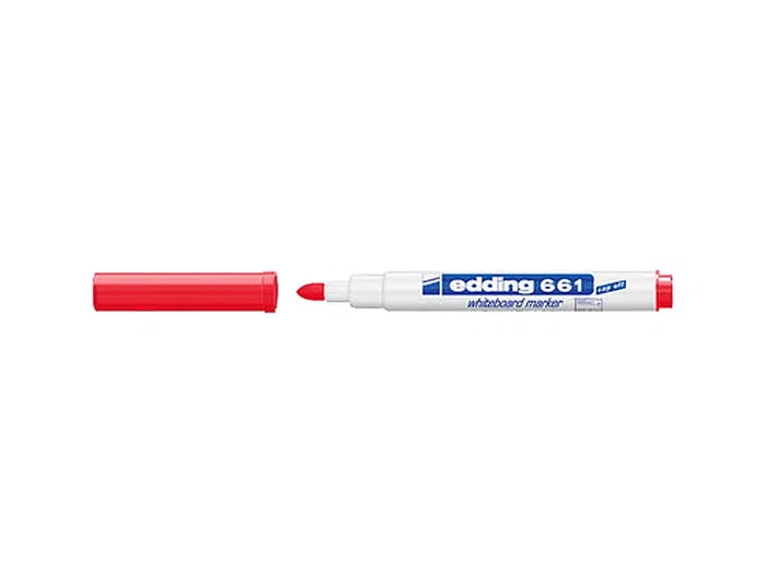 Edding Marcador para Pizarra Blanca 661 Rojo (Set de 10)