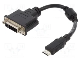 DeLOCK 65564 Adaptador de video HDMI Mini a DVI-D de 20 cm