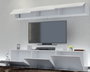 Hanah Home Mueble de TV Blanco Moderno Escandinavo con Estante de Pared, 180 cm Ancho