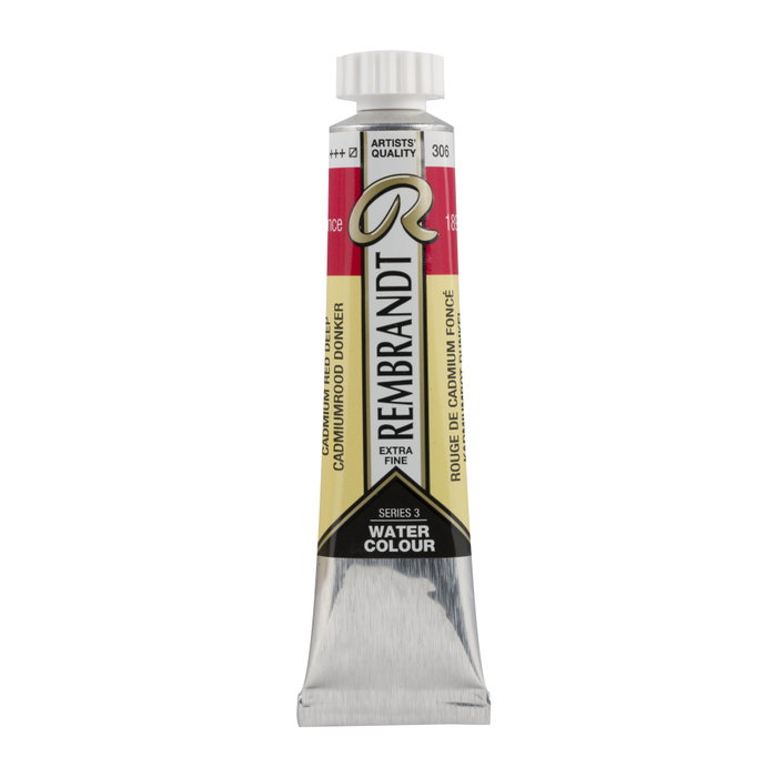 Rembrandt Acuarela Tubo 20 ml Rojo Cadmio Oscuro 306 Rembrandt Acuarela Tubo 20 ml Rojo Cadmio Oscuro 306