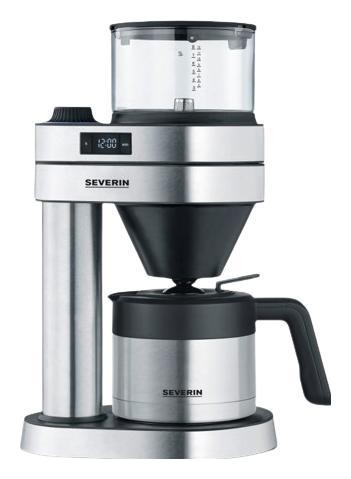Severin KA 5763 Cafetera de Goteo Caprice 1450W 1.25L 8 Tazas LED Timer Acero Inoxidable Severin KA 5763 Cafetera de Goteo Caprice 1450W 1.25L 8 Tazas LED Timer Acero Inoxidable