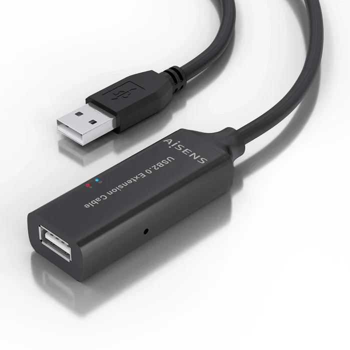 Aisens Cable USB 2.0 Prolongador con Amplificador 5m Negro A101-0914 Aisens Cable USB 2.0 Prolongador con Amplificador 5m Negro A101-0914