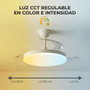 Marele Ventilador de Techo DC Marele Blanco con Luz LED 48W